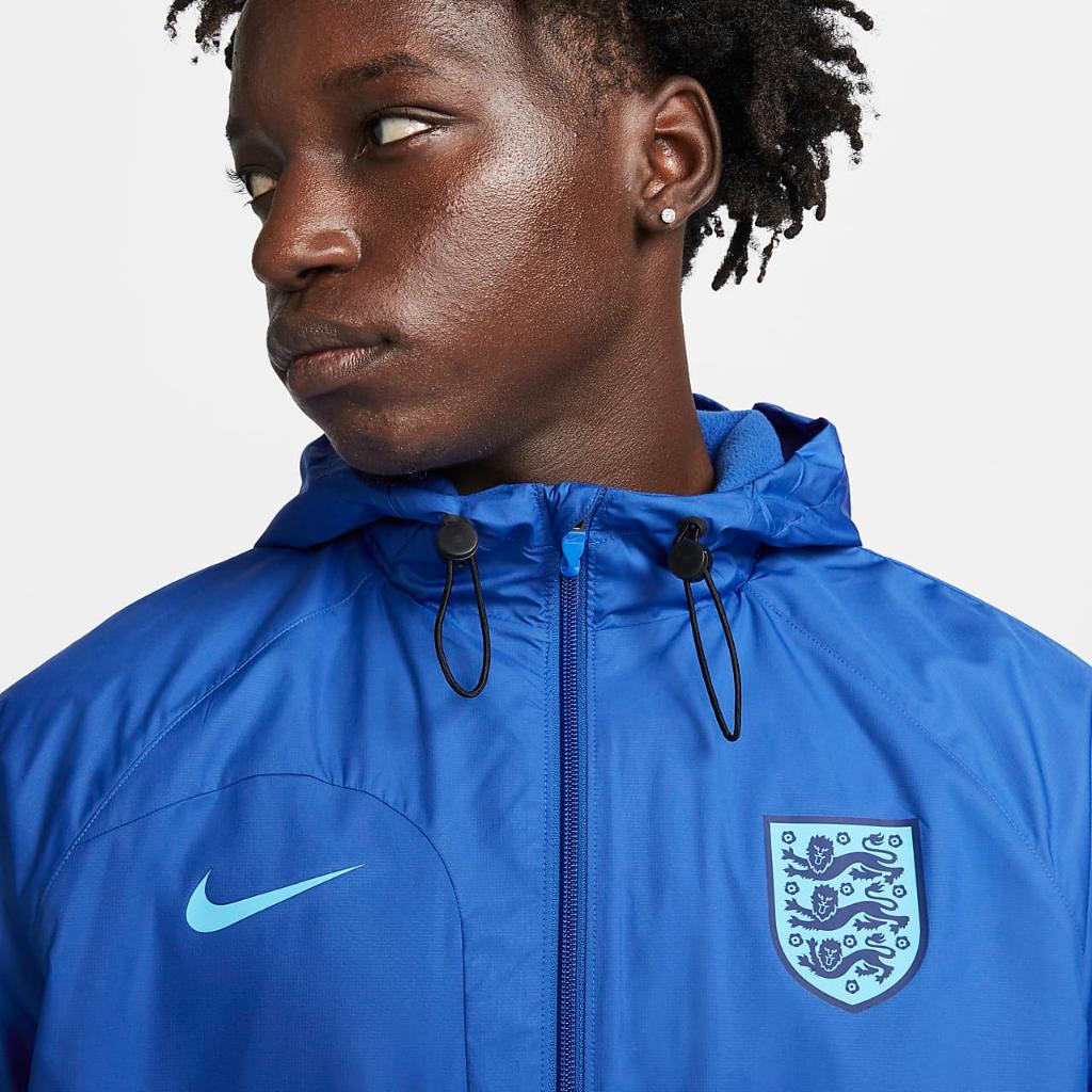 England Strike Men&#039;s Nike Dri-FIT Hooded Soccer Jacket DH4697-480
