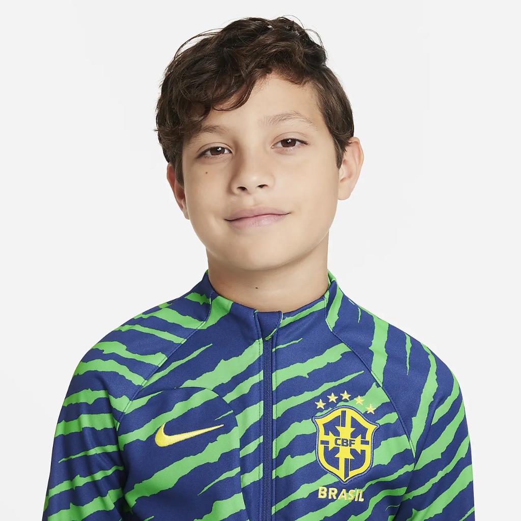 Brazil Academy Pro Big Kids&#039; Nike Soccer Jacket DH5116-490