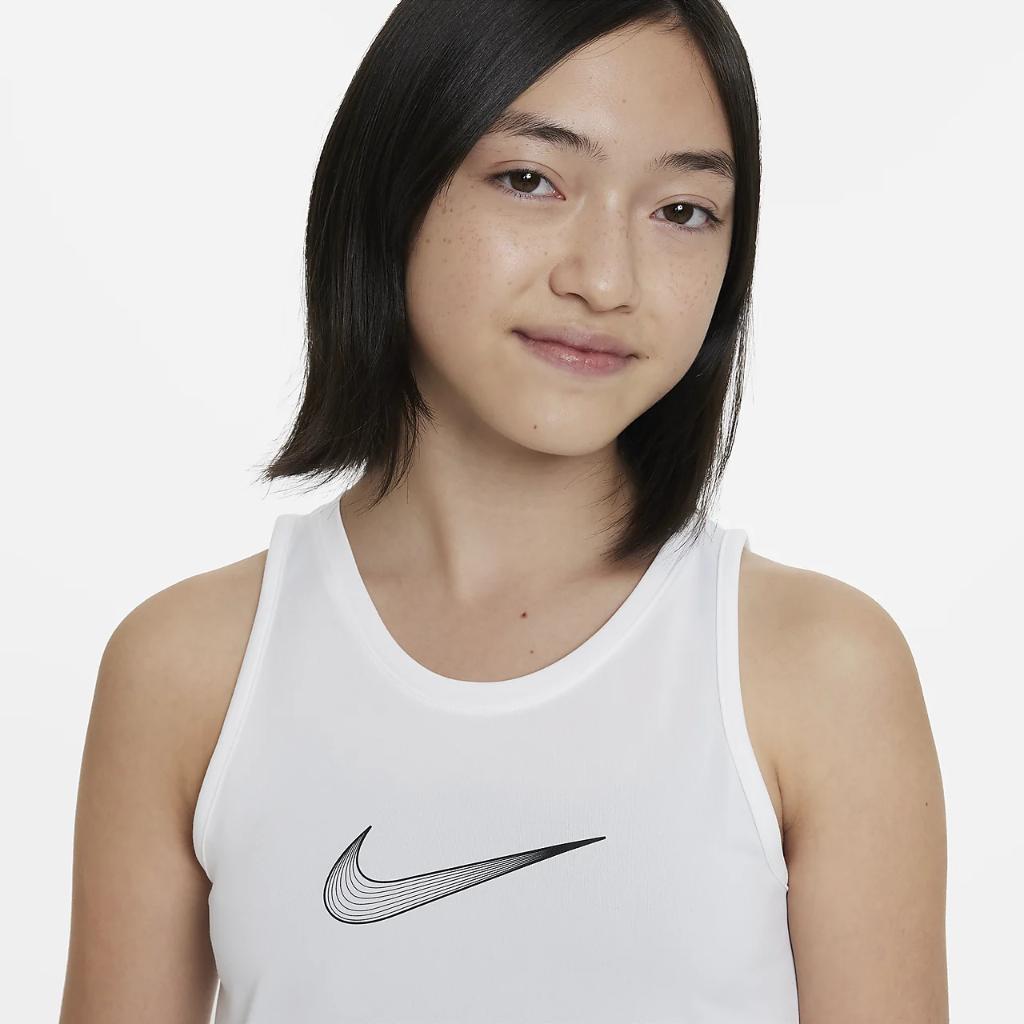 Nike Dri-FIT One Big Kids&#039; (Girls&#039;) Training Tank DH5215-100
