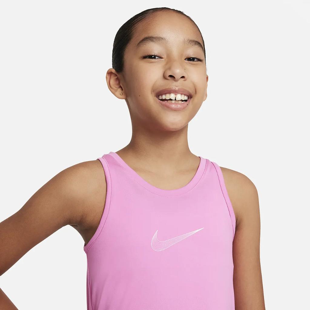 Nike One Big Kids&#039; (Girls&#039;) Dri-FIT Training Tank DH5215-675