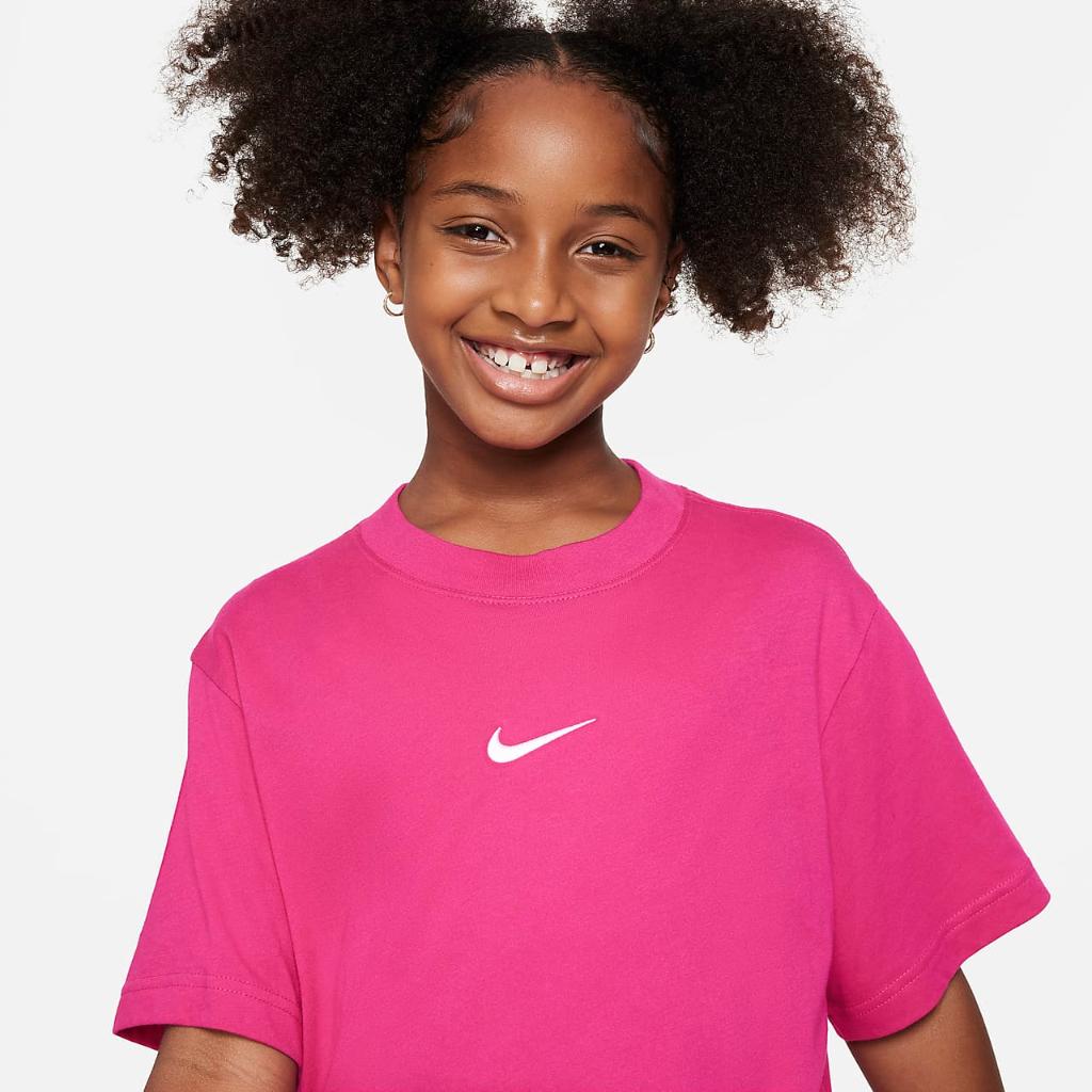 Nike Sportswear Big Kids&#039; (Girls&#039;) T-Shirt DH5750-616