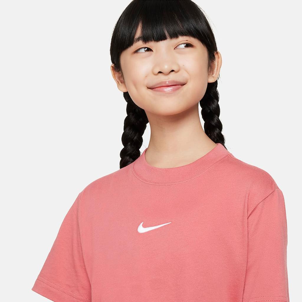 Nike Sportswear Big Kids&#039; (Girls&#039;) T-Shirt DH5750-655