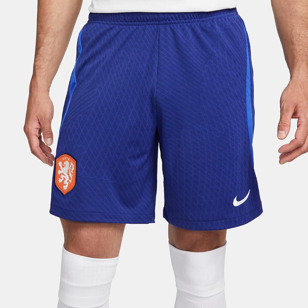 Netherlands Strike Men&#039;s Nike Dri-FIT Knit Soccer Shorts DH6471-455