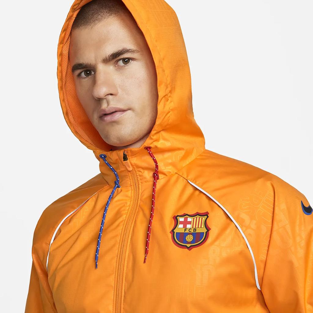FC Barcelona AWF Men&#039;s Graphic Soccer Jacket DH7831-836