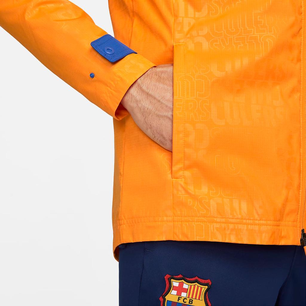 FC Barcelona AWF Men&#039;s Graphic Soccer Jacket DH7831-836