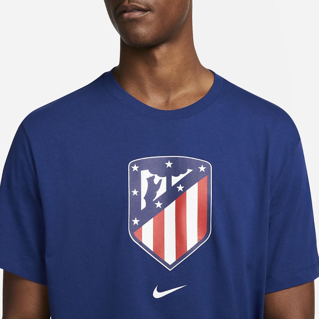 Atlético Madrid Crest Men&#039;s Soccer T-Shirt DJ1302-455
