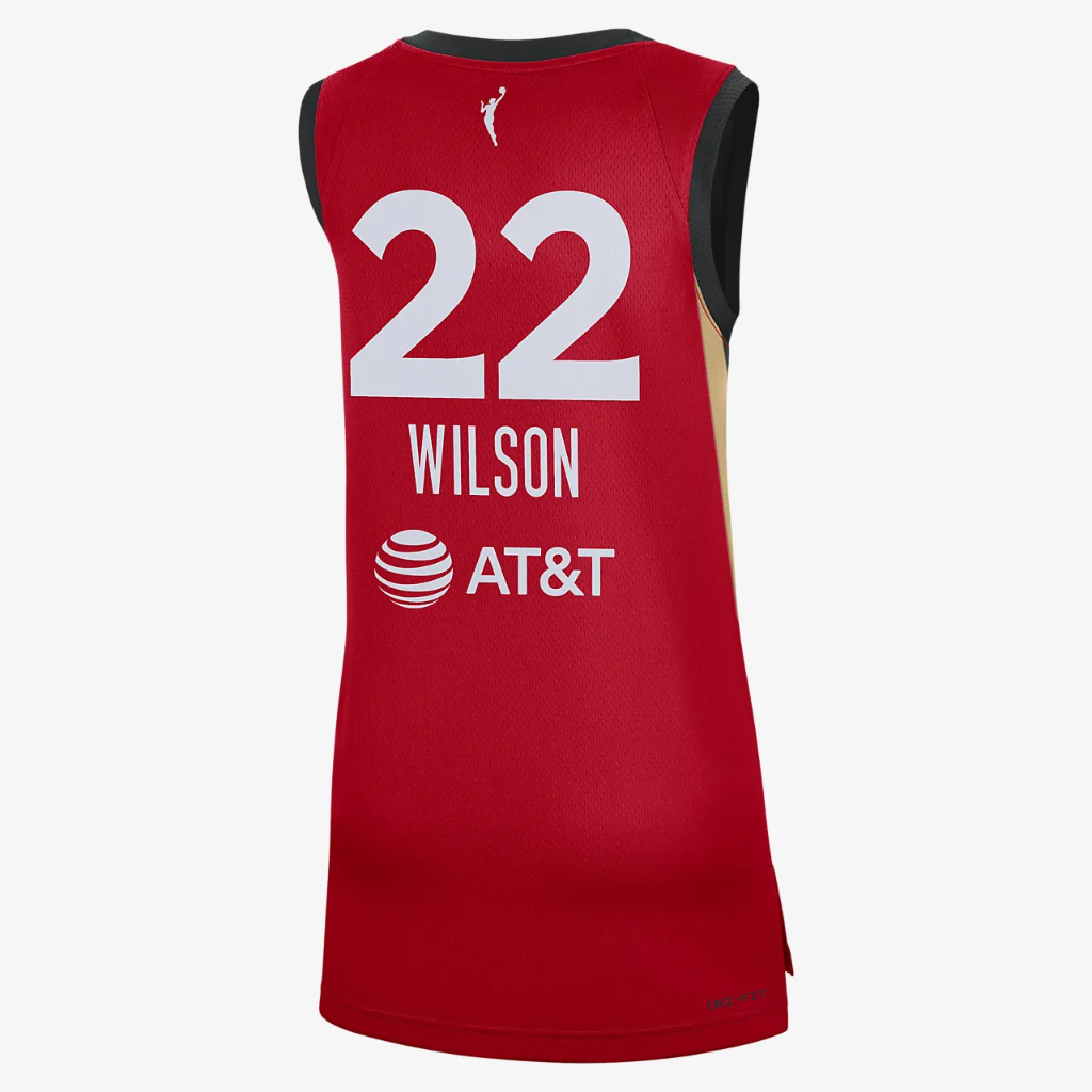 A&#039;ja Wilson Aces Explorer Edition Nike Dri-FIT WNBA Victory Jersey DJ4572-658