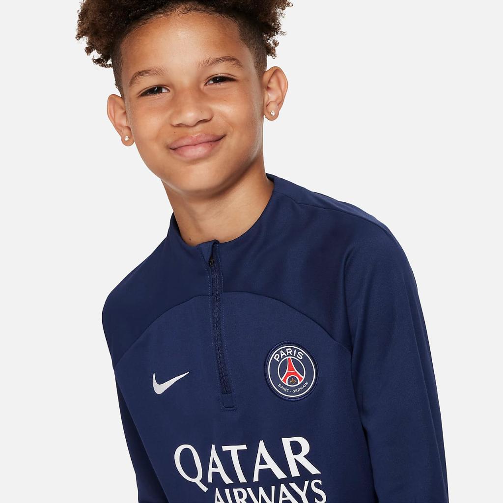 Paris Saint-Germain Academy Pro Big Kids&#039; Nike Dri-FIT Knit Soccer Drill Top DJ8710-412