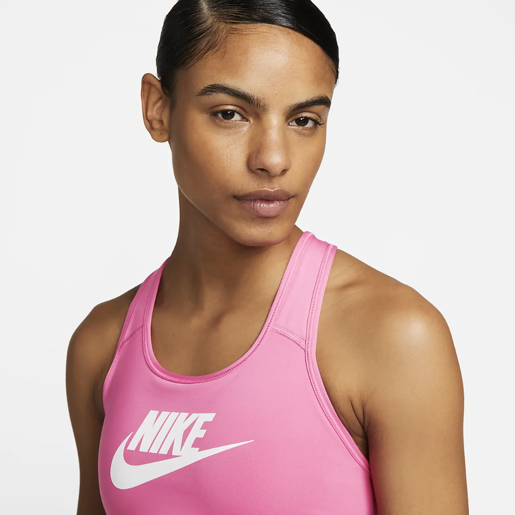 Nike Dri-FIT Swoosh Women&#039;s Medium-Support Graphic Sports Bra DM0579-684