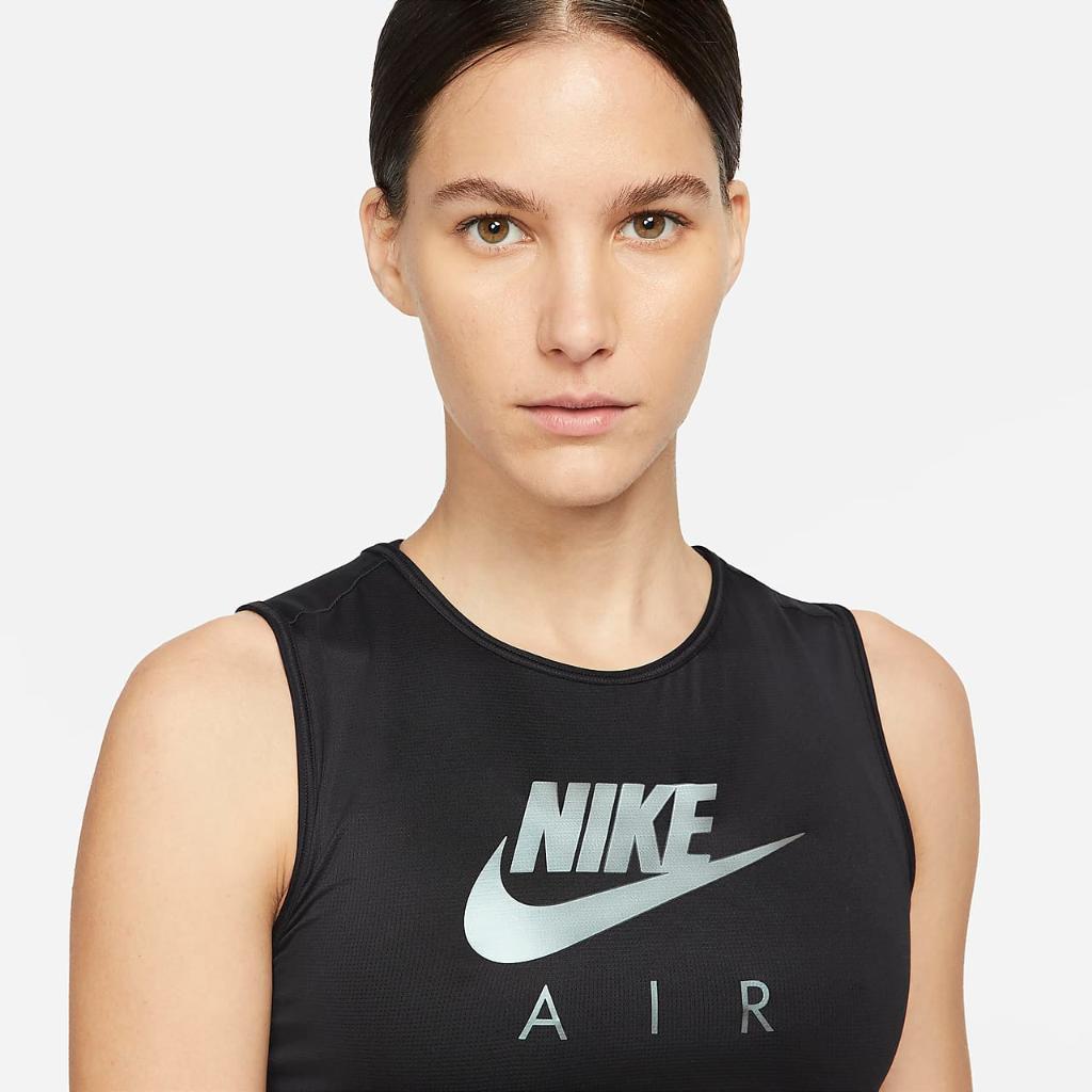 Nike Air Dri-FIT Swoosh Women&#039;s Medium-Support High-Neck Sports Bra DM0643-010