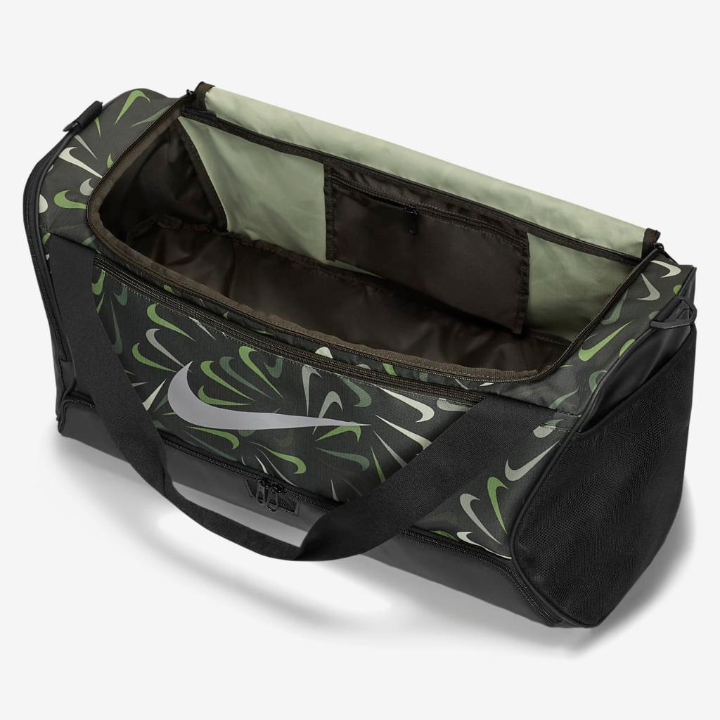 Nike Brasilia 9.5 Printed Training Duffel Bag (Medium, 60L) DM2371-355
