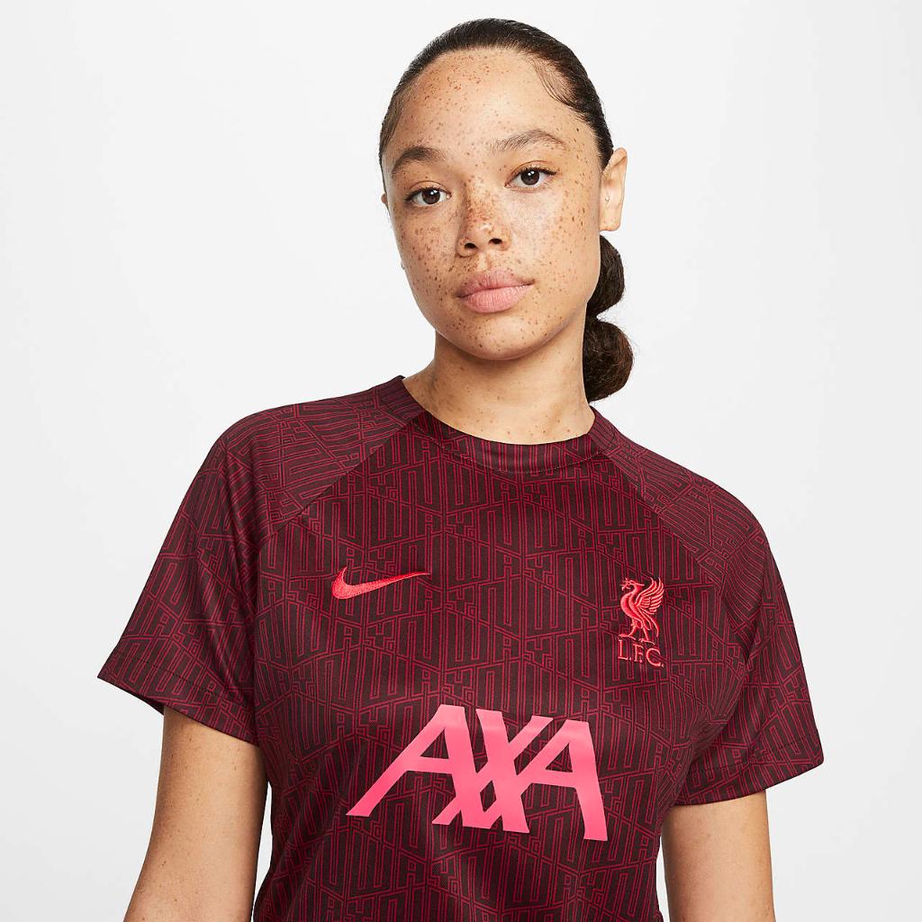 Liverpool FC Women&#039;s Nike Dri-FIT Pre-Match Soccer Top DM2790-609