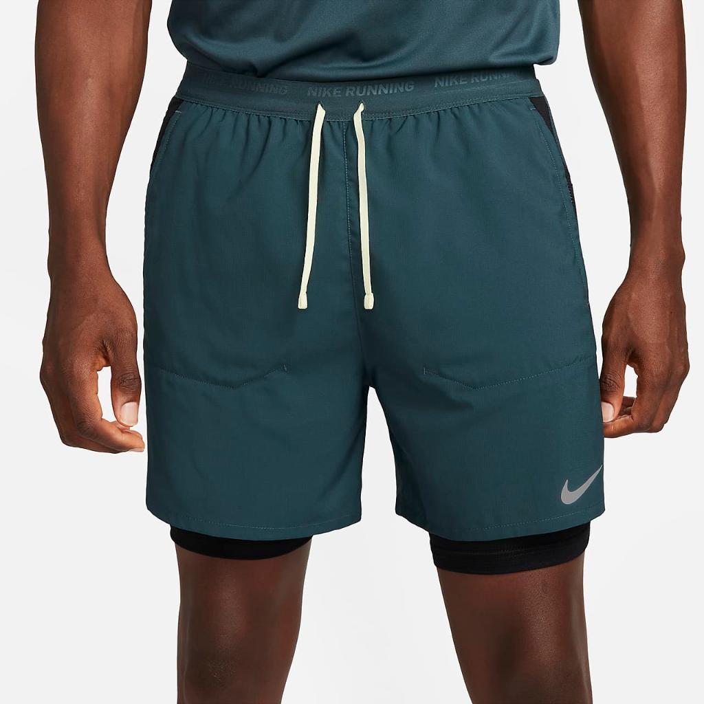 Nike Stride Men&#039;s Dri-FIT 5&quot; Hybrid Running Shorts DM4757-328