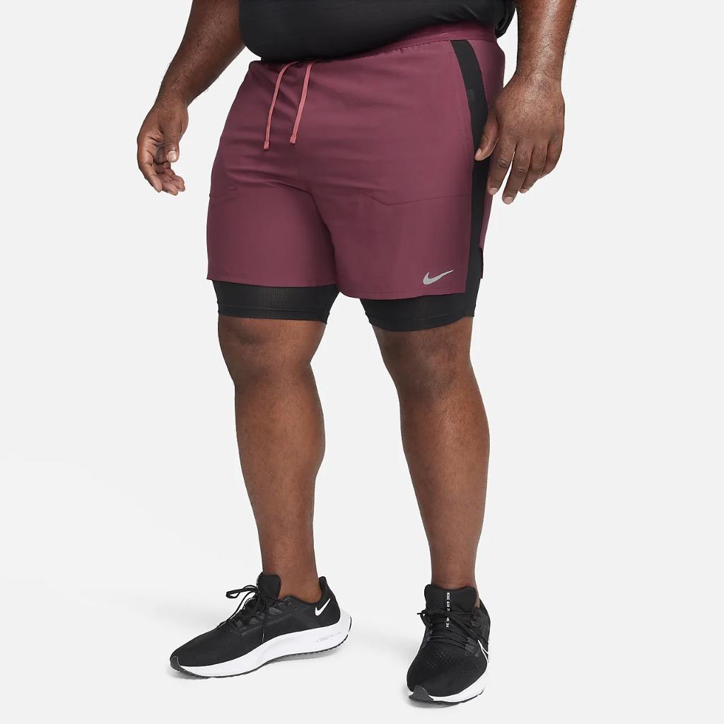 Nike Stride Men&#039;s Dri-FIT 5&quot; Hybrid Running Shorts DM4757-681