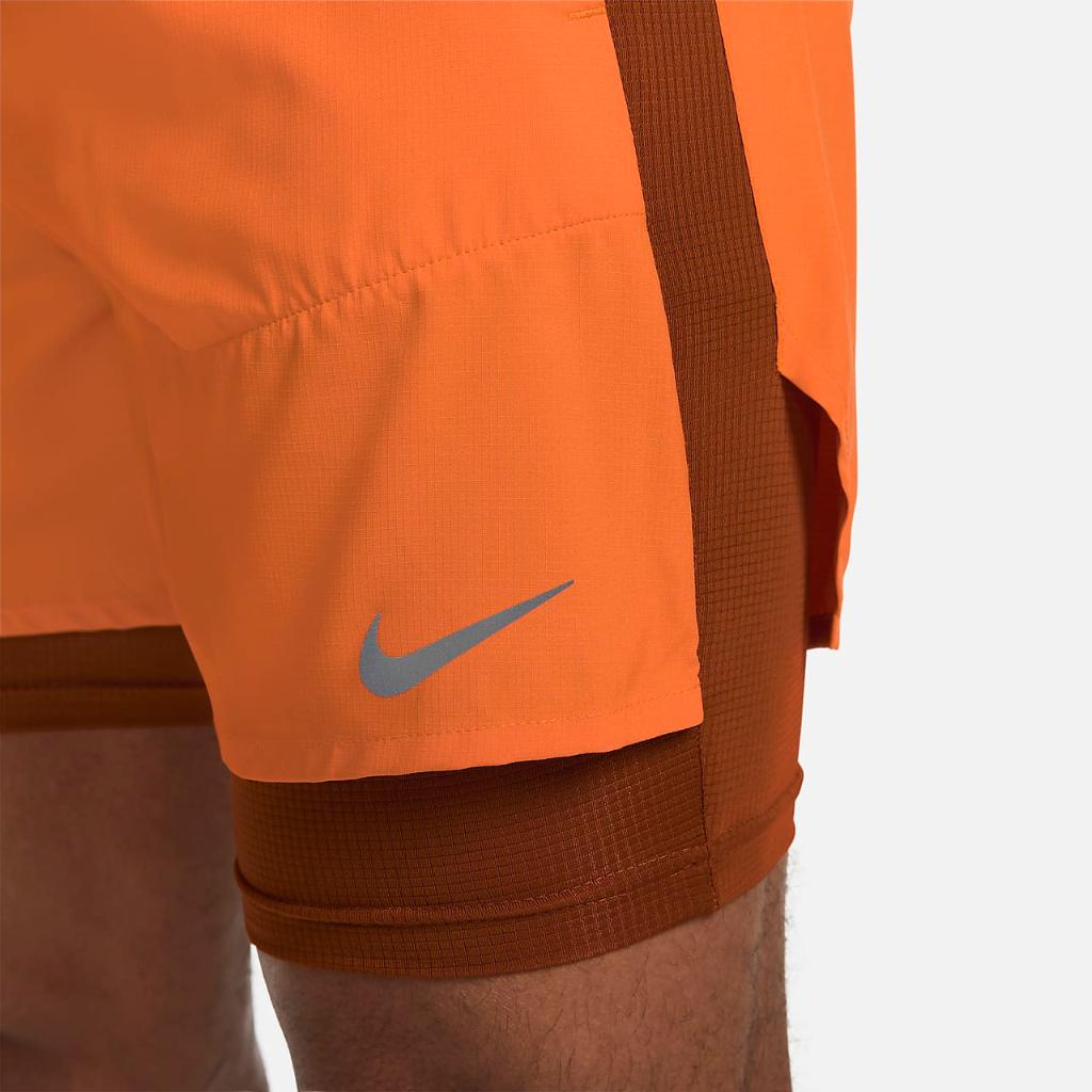 Nike Stride Men&#039;s Dri-FIT 5&quot; Hybrid Running Shorts DM4757-885