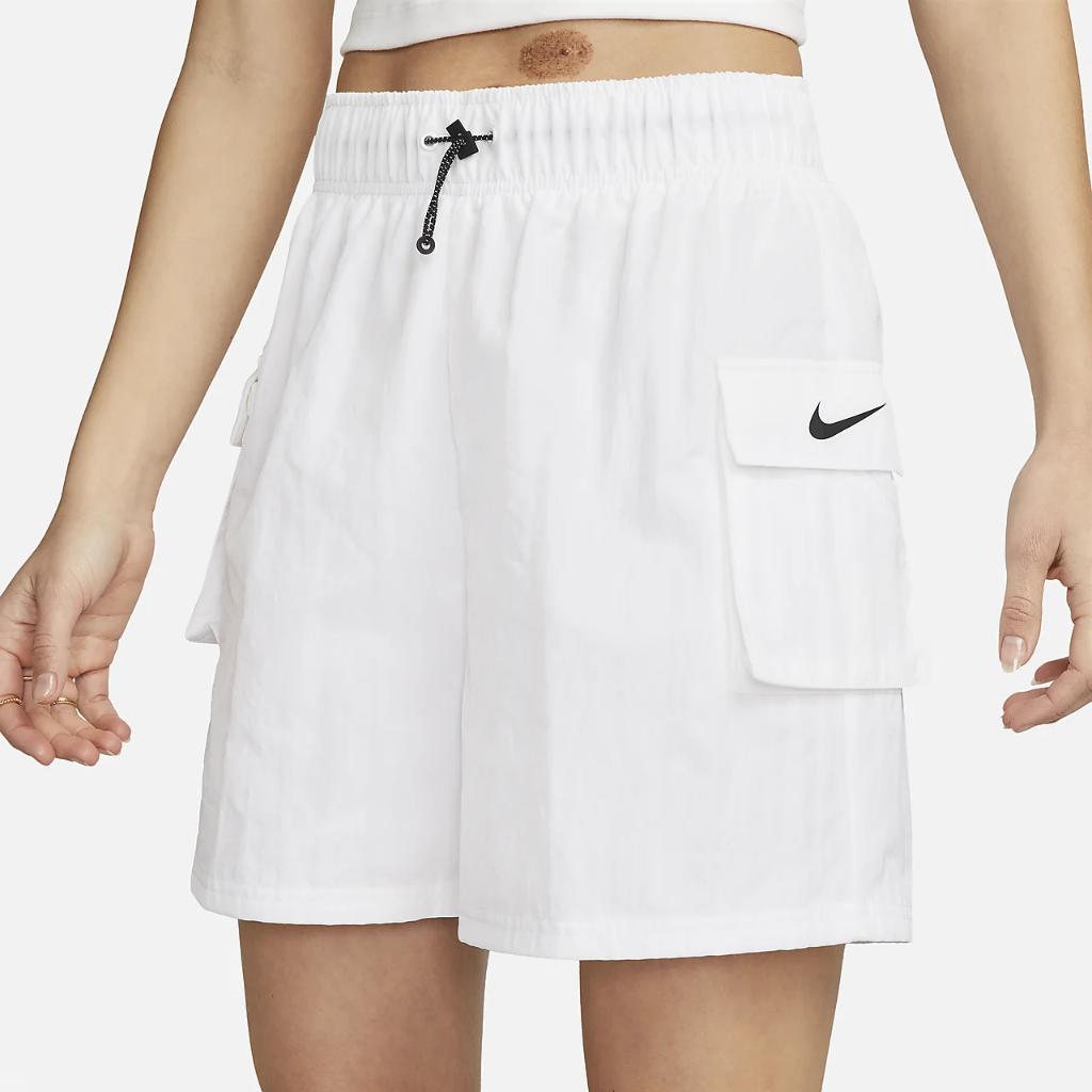 Nike Sportswear Essential Women&#039;s Woven High-Rise Shorts DM6247-100