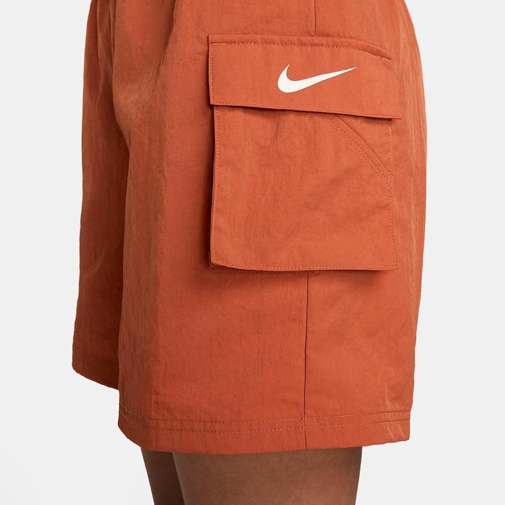 Nike Sportswear Essential Women&#039;s Woven High-Rise Shorts DM6247-825