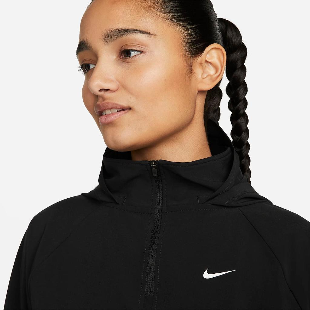 Nike Pro Dri-FIT Women&#039;s 1/4-Zip Packable Training Cover-Up DM6944-010