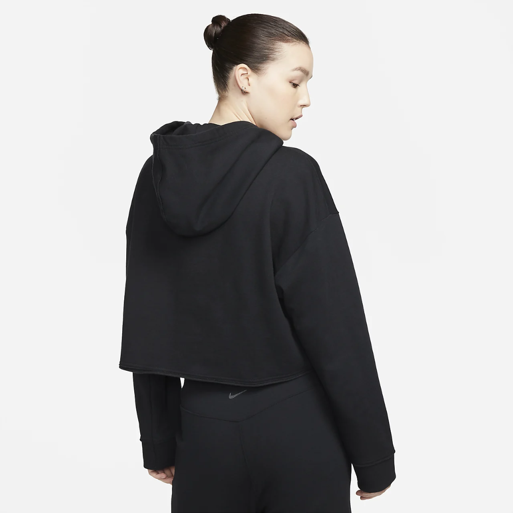Nike Yoga Luxe Women&#039;s Cropped Fleece Hoodie DM6981-010