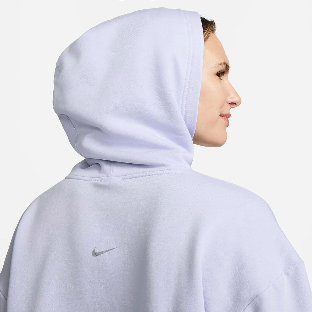 Nike Yoga Luxe Women&#039;s Cropped Fleece Hoodie DM6981-536