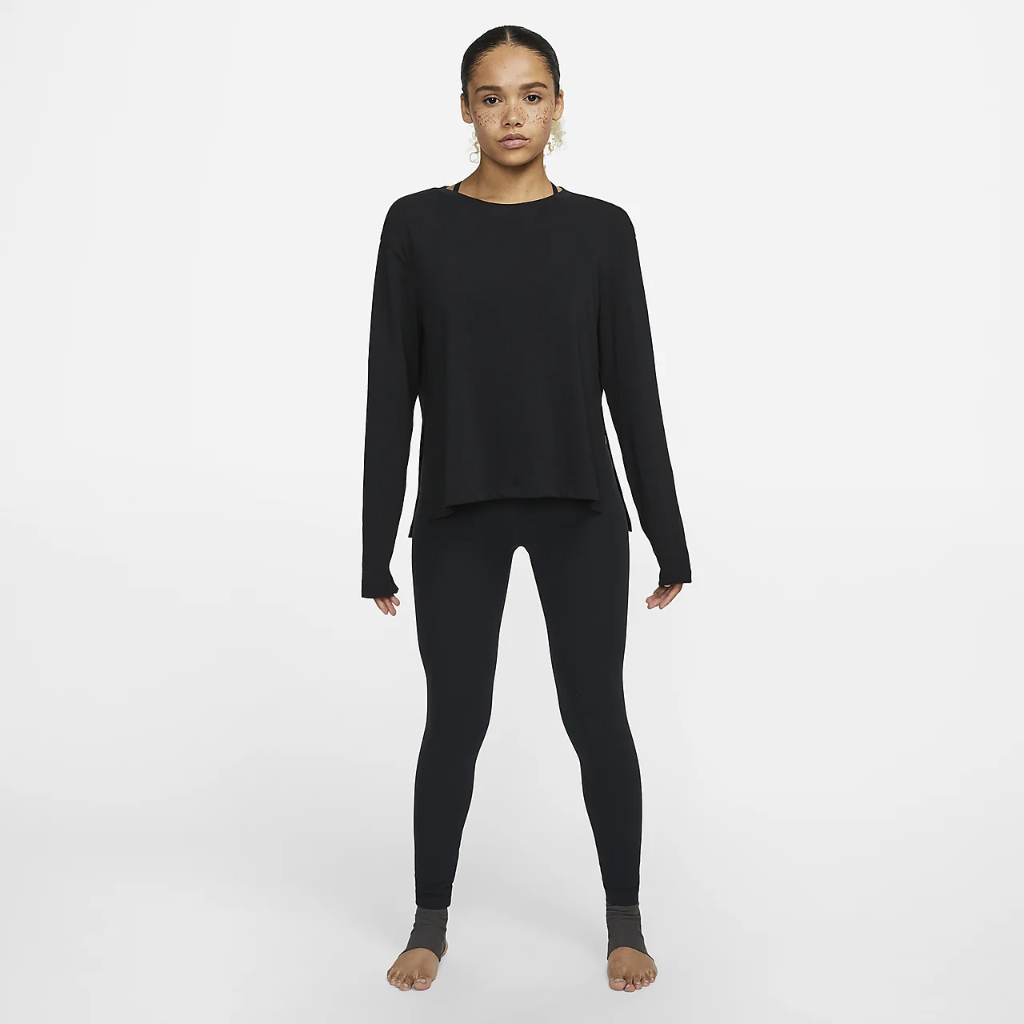 Nike Yoga Dri-FIT Women&#039;s Long-Sleeve Top DM7027-010