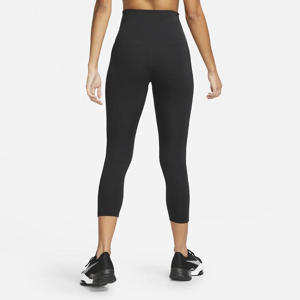 Nike One Women&#039;s High-Rise Cropped Leggings DM7276-010