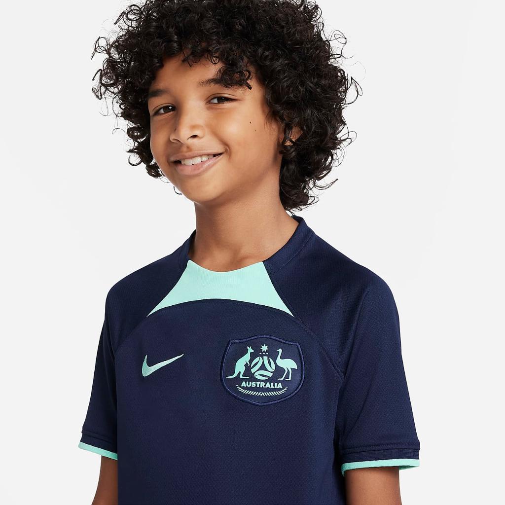Australia 2022/23 Stadium Away Big Kids&#039; Nike Dri-FIT Soccer Jersey DN0820-451