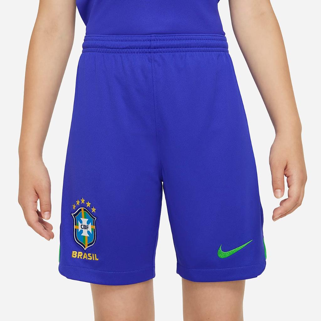 Brazil 2022/23 Stadium Home Big Kids&#039; Nike Dri-FIT Soccer Shorts DN0858-433