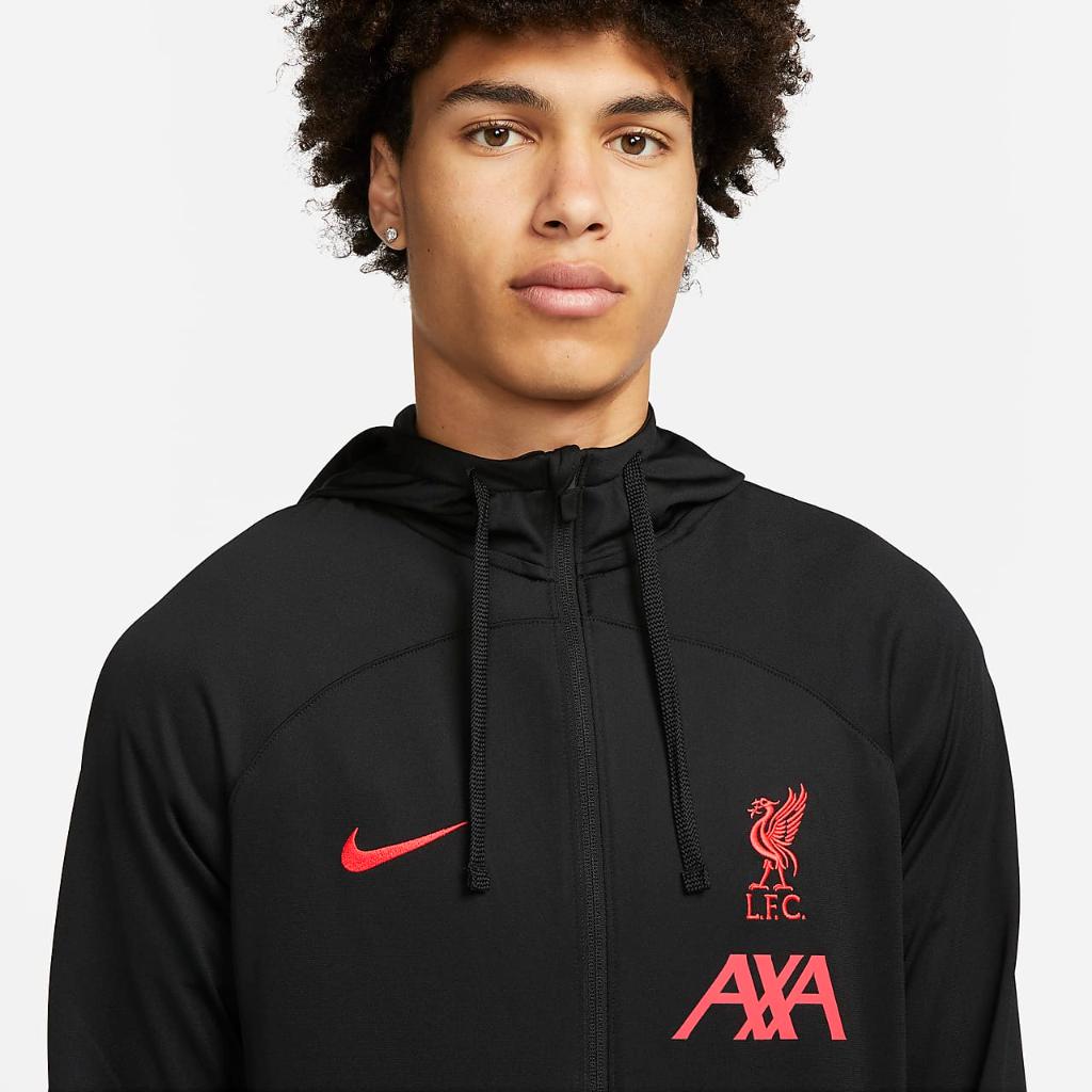 Liverpool FC Strike Away Men&#039;s Nike Dri-FIT Hooded Soccer Track Jacket DN2894-011