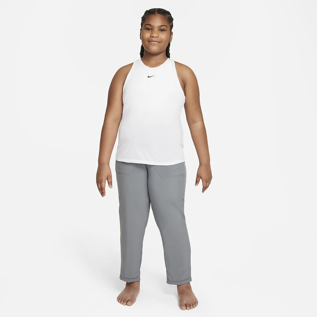Nike Yoga Dri-FIT Big Kids&#039; (Girls&#039;) Pants (Extended Size) DN4749-084