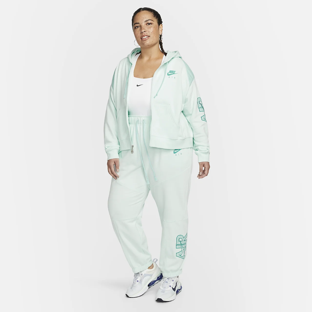Nike Sportswear Air Women&#039;s Full-Zip Fleece Hoodie (Plus Size) DN4999-394
