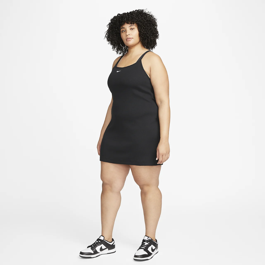 Nike Sportswear Essential Women&#039;s Ribbed Dress (Plus Size) DN5007-010