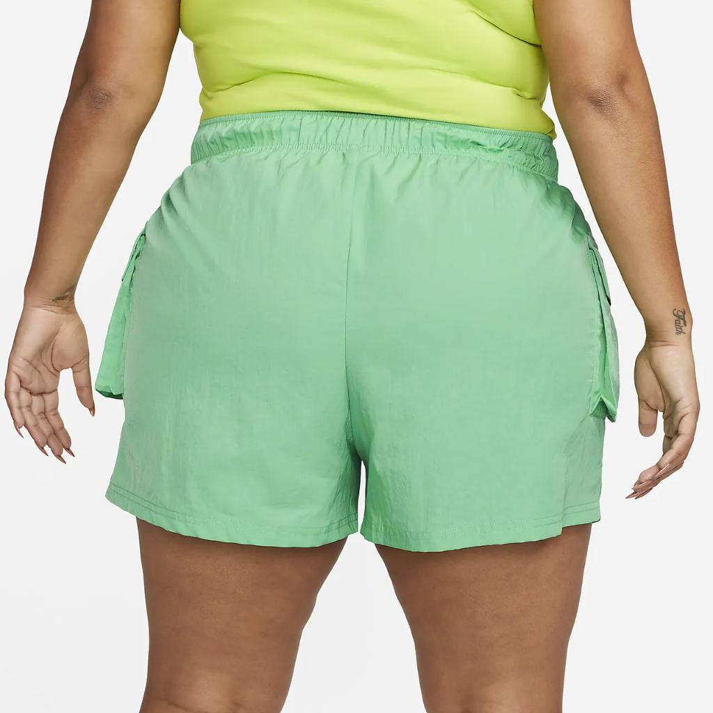 Nike Sportswear Women&#039;s Woven High-Rise Shorts (Plus Size) DN5012-363