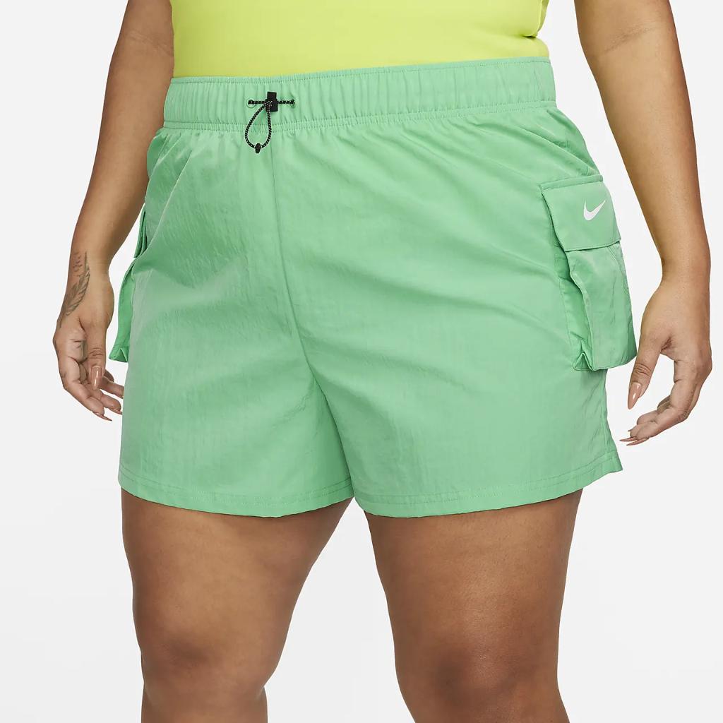 Nike Sportswear Women&#039;s Woven High-Rise Shorts (Plus Size) DN5012-363