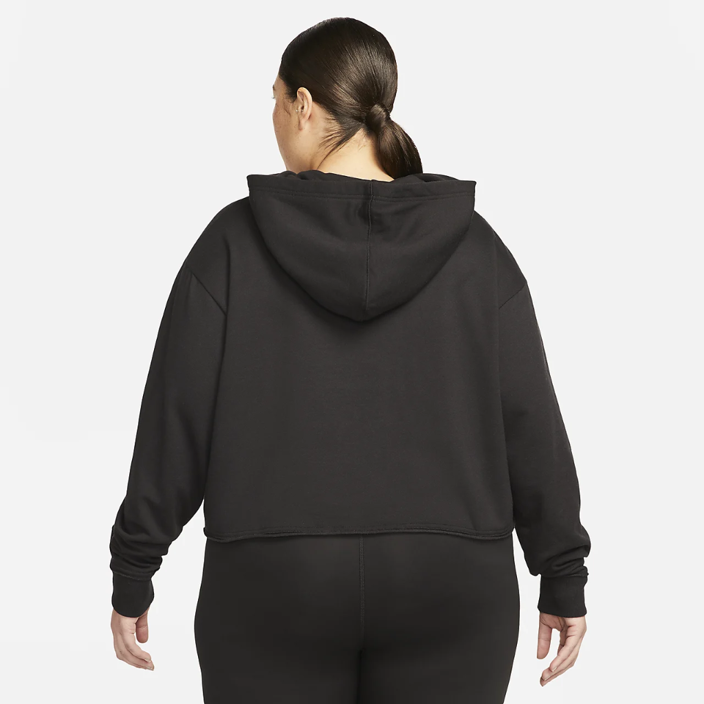 Nike Yoga Luxe Women&#039;s Cropped Fleece Hoodie (Plus Size) DN5600-010