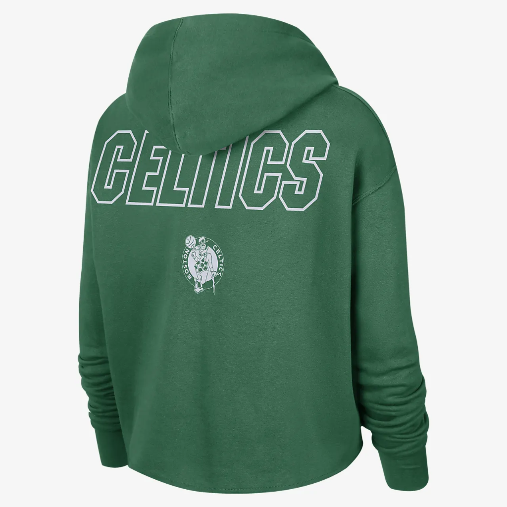 Boston Celtics Courtside Women&#039;s Nike NBA Fleece Pullover Hoodie DN9240-312