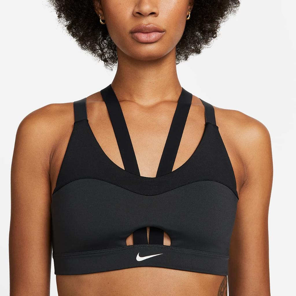 Nike Dri-FIT Indy Women&#039;s Light-Support Padded Strappy Cutout Sports Bra DO6617-070