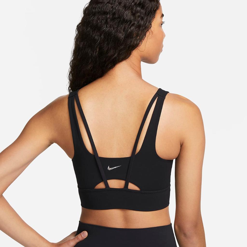 Nike Dri-FIT Alate Ellipse Women&#039;s Medium-Support Padded Longline Sports Bra DO6619-010