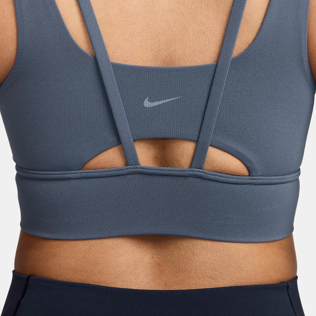 Nike Zenvy Women&#039;s Light-Support Padded Longline Sports Bra DO6619-491