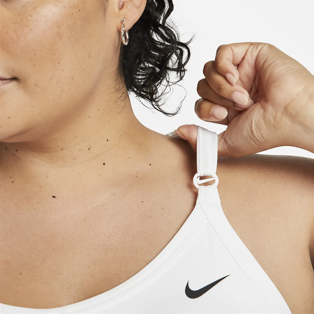 Nike Dri-FIT Indy Women&#039;s Light-Support Padded Longline Sports Bra (Plus) DO7070-100