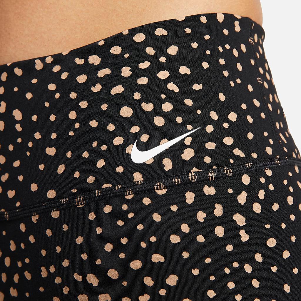 Nike Dri-FIT One Women&#039;s 7&quot; Mid-Rise Printed Training Shorts DO7809-010