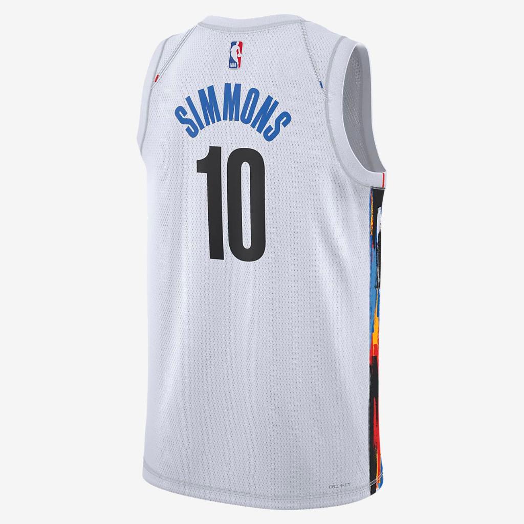 Ben Simmons Brooklyn Nets City Edition Nike Dri-FIT NBA Swingman Jersey DO9585-104