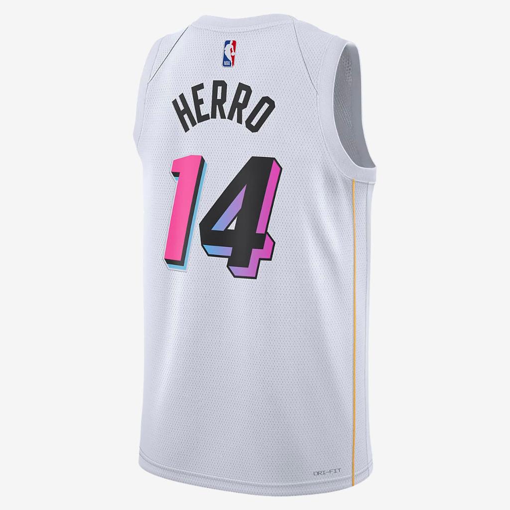 Tyler Herro Miami Heat City Edition Nike Dri-FIT NBA Swingman Jersey DO9599-102