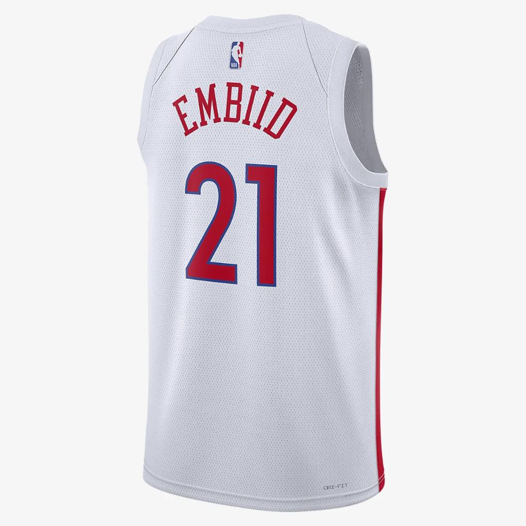 Joel Embiid Philadelphia 76ers City Edition Nike Dri-FIT NBA Swingman Jersey DO9606-101