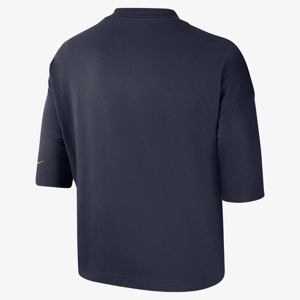 Nike College (Michigan) Women&#039;s Cropped T-Shirt DQ1741-419
