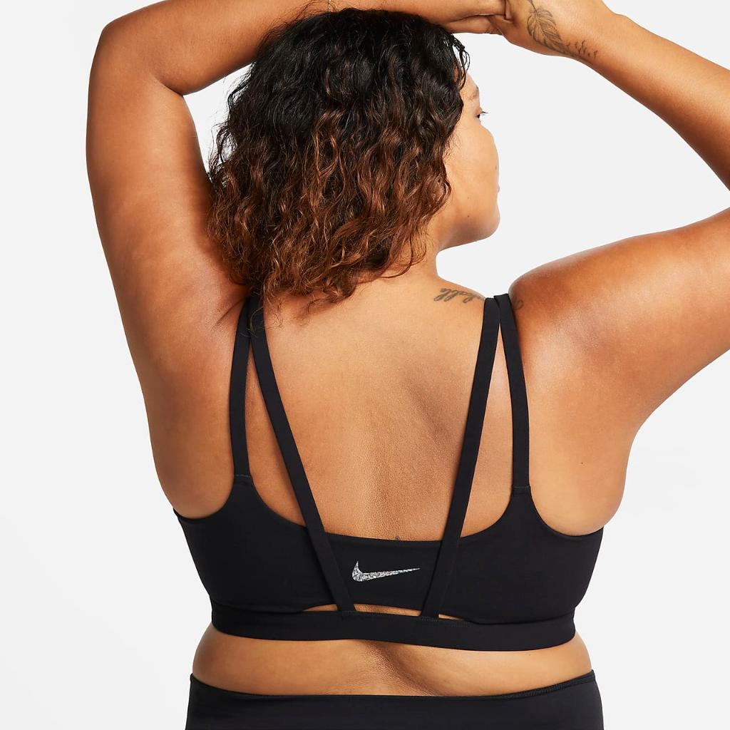 Nike Dri-FIT Alate Trace Women&#039;s Light-Support Padded Strappy Sports Bra (Plus Size) DQ2810-010