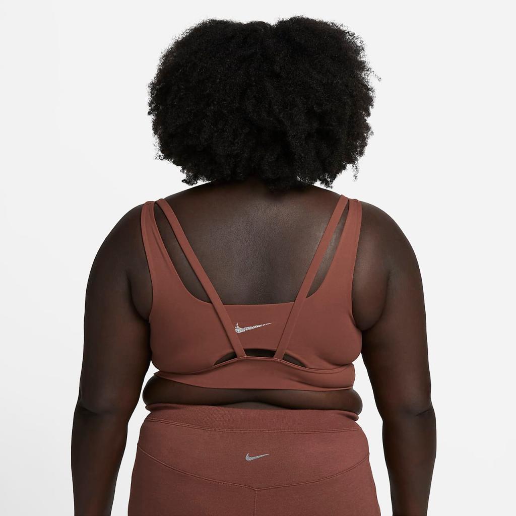 Nike Dri-FIT Alate Ellipse Women&#039;s Medium-Support Padded Longline Sports Bra (Plus Size) DQ2811-231
