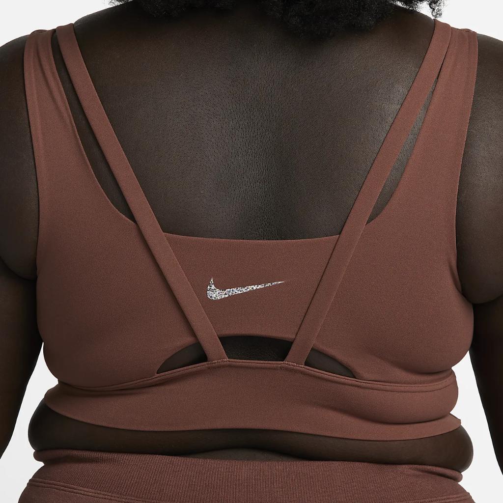 Nike Dri-FIT Alate Ellipse Women&#039;s Medium-Support Padded Longline Sports Bra (Plus Size) DQ2811-231
