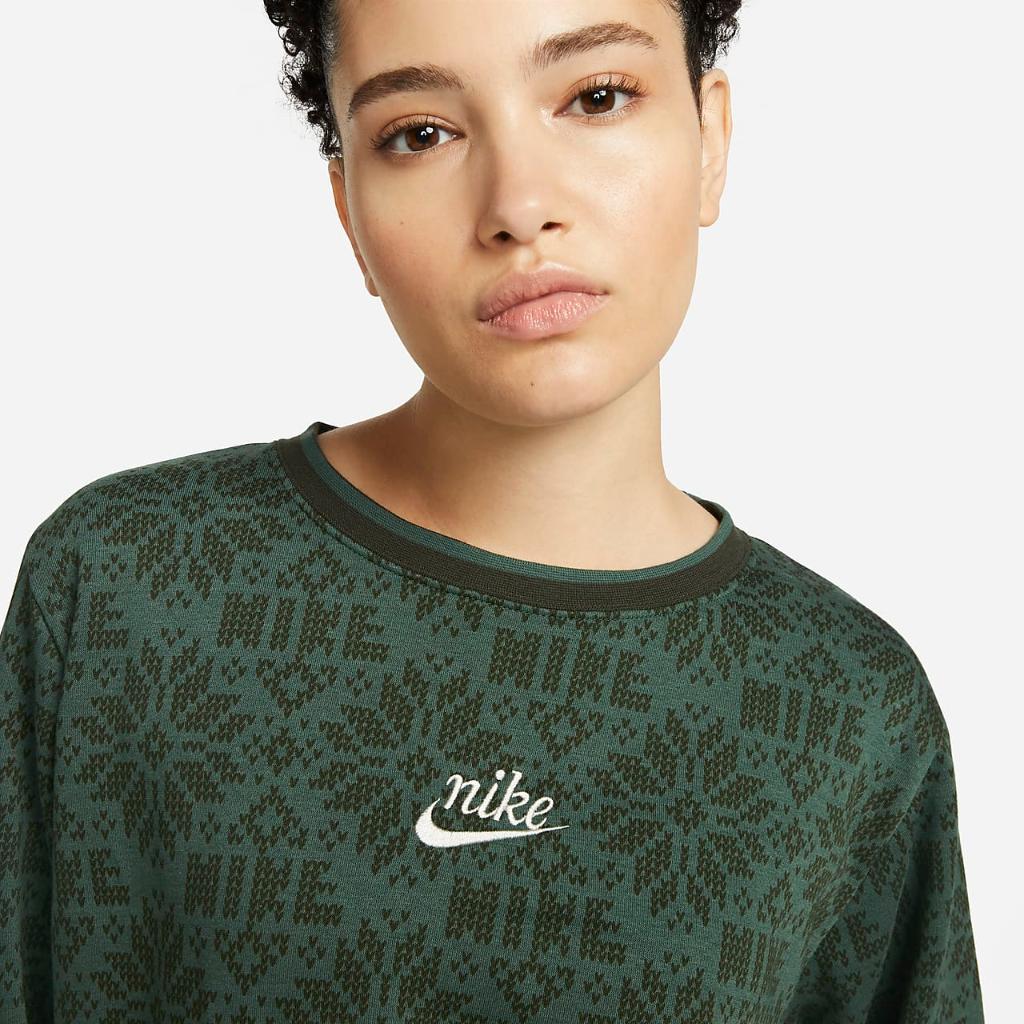 Nike Sportswear Club Fleece Women&#039;s Holiday Sweatshirt DQ3545-333