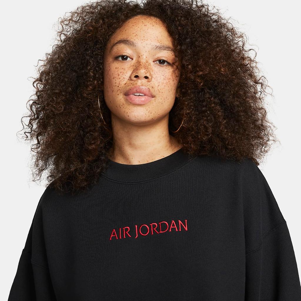 Air Jordan Women&#039;s Crew Sweatshirt DQ4649-010